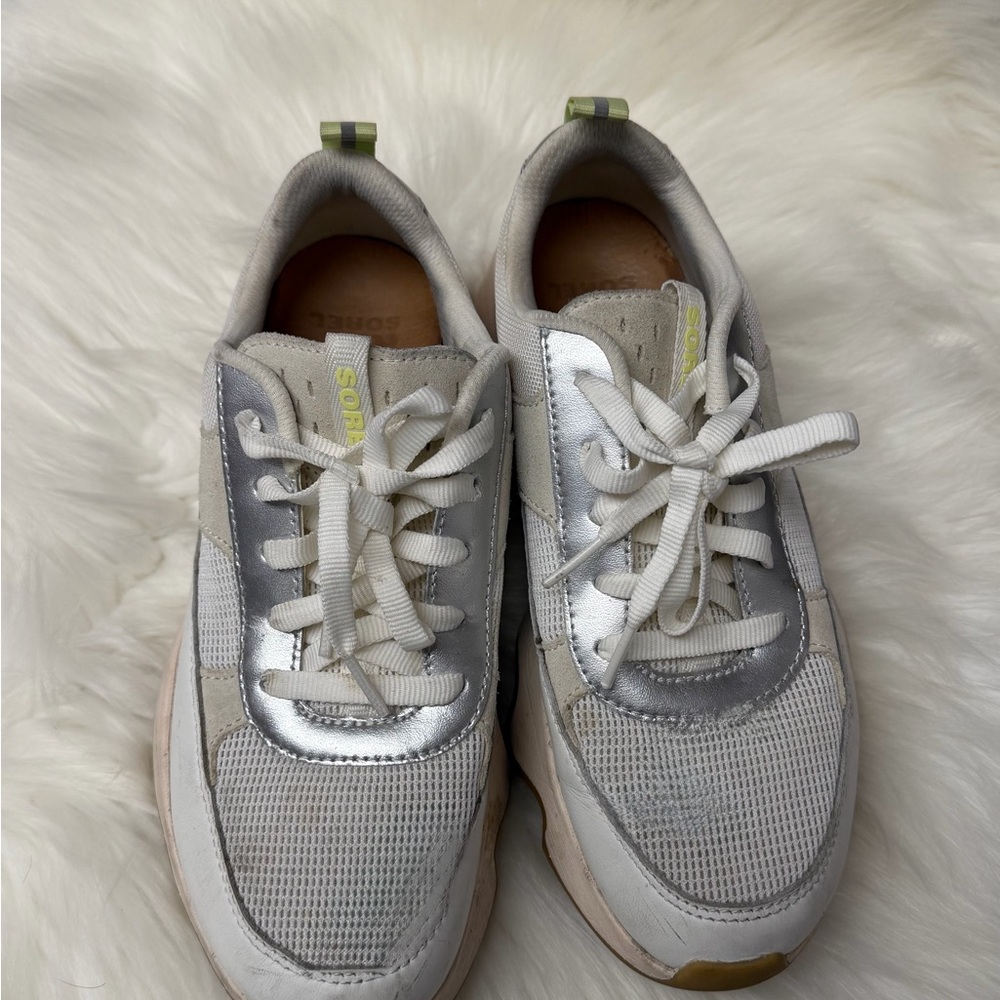Sorel White and Silver Footwear